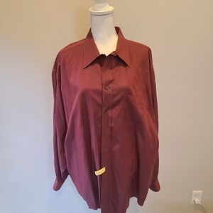 Mens burgundy shirt